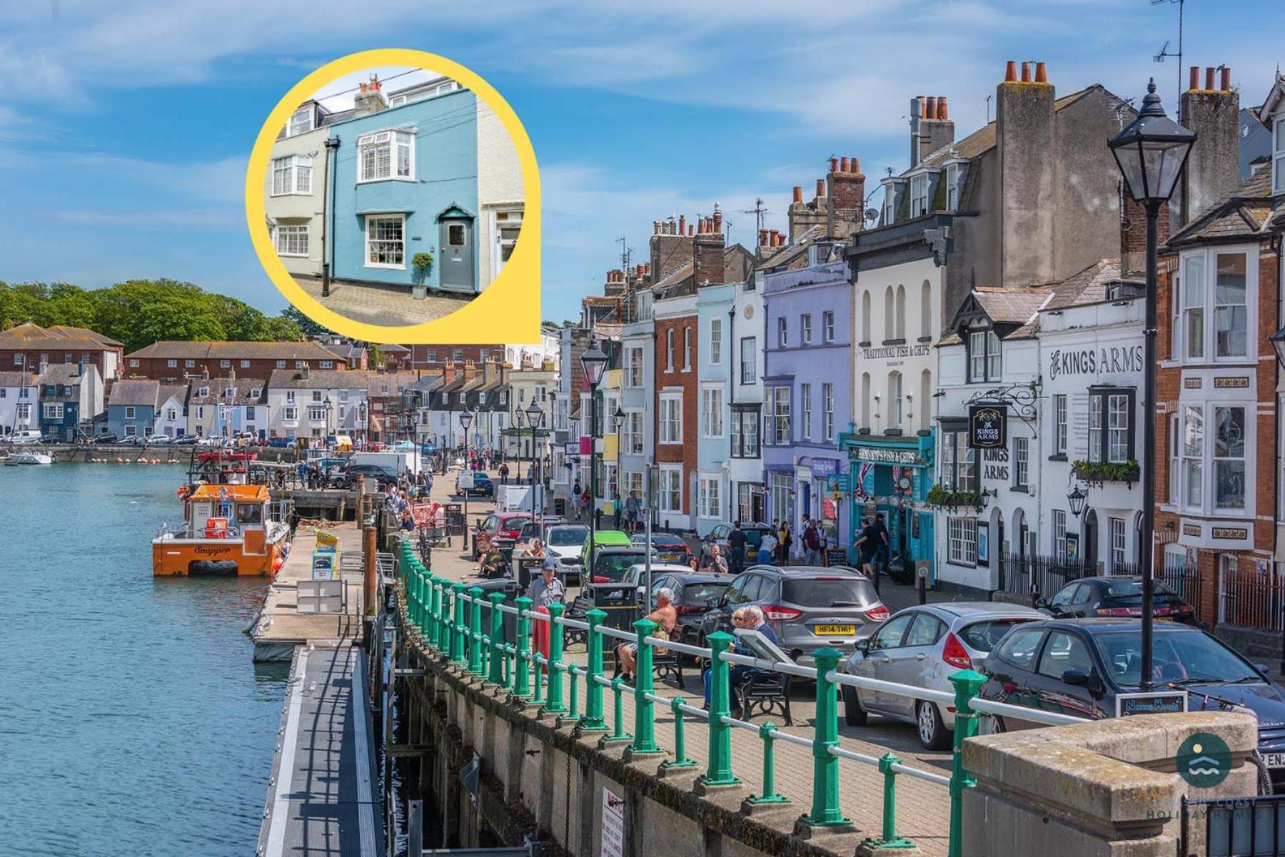 Cobb Cottage - Harbourside Permit Parking ウェーマス エクステリア 写真